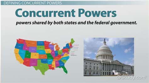 0. Concurrent powers are powers that are shared by both the federal government and state governments in a federal system of government. These powers are exercised simultaneously, with both levels of government having the authority to enact laws and regulations within their respective jurisdictions. Examples of concurrent powers in the …